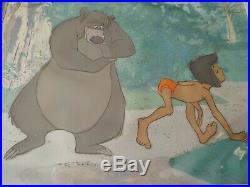 Original Walt Disney Jungle Book Cartoon Production Cel Cell Scarce & RARE