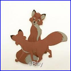 Original Walt Disney Production Cel from The Fox and the Hound feat. Tod & Vixey