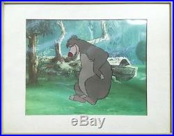 Original Walt Disney Production Cel from The Jungle Book of Baloo