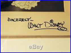 Original Walt Disney Signed PINOCCHIO Production Cel COURVOISIER BACKGROUND