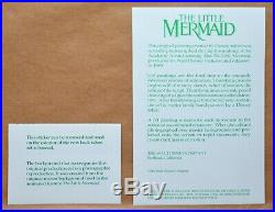 Original Walt Disney The Little Mermaid Animation Production Cel of Eric and Max