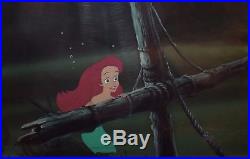 Original Walt Disney The Little Mermaid Production Cel of Ariel