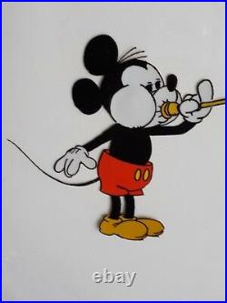 Original Walt Disney VINTAGE Mickey Mouse Cartoon Production Cel Cell Scarce 0