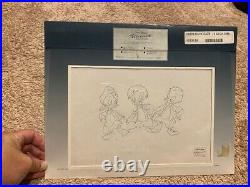 Original production Cel And Drawing Disney TV Huey, Dewey & Louie Duck Daze