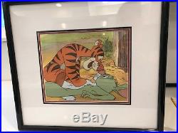 Original production cel The New Adventures of Winnie the Pooh Tigger and Rabbit
