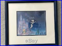 Original production cel of Tinkerbell from Disney TV signed by Marc Davis