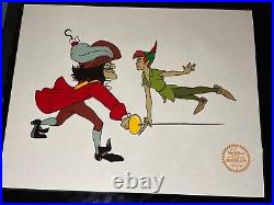 PETER PAN Animation Cel Walt Disney Limited Edition Litho MOVIE Art? Vtg I22