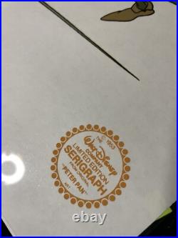 PETER PAN Animation Cel Walt Disney Limited Edition Litho MOVIE Art? Vtg I22