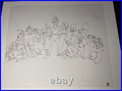 PETER PAN Animation Cels Walt Disney Production Art Vintage Wendy model Cel 1953