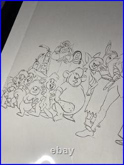 PETER PAN Animation Cels Walt Disney Production Art Vintage Wendy model Cel 1953