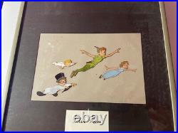PETER PAN Animation Cels Walt Disney Production Art screen Used WENDY JOHN 1953