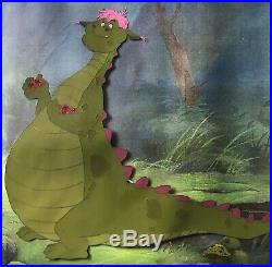 Pete's Dragon Production Cel With Background