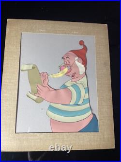 Peter Pan Animation Cels Walt Disney Production Art Vintage 1955 Cel MR. SMEE
