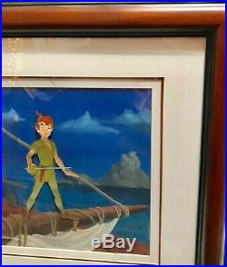 Peter Pan Animation Production Cel Walt Disney 1953 2 cels Pan & Captain Hook