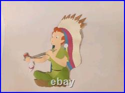 Peter Pan Indian Headress 1953 production cel Art Corner