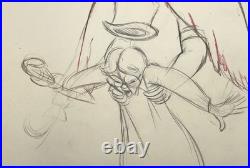 Peter Pan John Production Drawing Walt Disney Cel Original