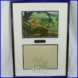 Pinocchio & The Emperor Of The Night Disney Original Hand Painted Production Cel
