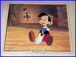 Pinocchio animation Cel Walt Disney Disneyland Art Corner Gold Label 1960s I19