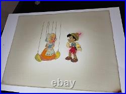 Pinocchio animation Cel Walt Disney Production Art ORIGINAL MODEL CEL X1