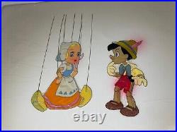 Pinocchio animation Cel Walt Disney Production Art ORIGINAL MODEL CEL X1