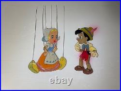 Pinocchio animation Cel Walt Disney Production Art ORIGINAL MODEL CEL X1