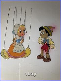 Pinocchio animation Cel Walt Disney Production Art ORIGINAL MODEL CEL X1