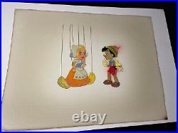 Pinocchio animation Cel Walt Disney Production Art ORIGINAL MODEL CEL X1