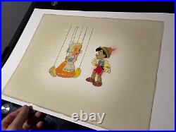 Pinocchio animation Cel Walt Disney Production Art ORIGINAL MODEL CEL X1