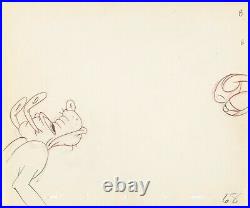 Pluto Production Animation Cel Drawing Disney Plutos Sweater 1949 68