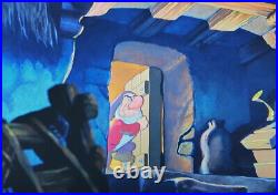 RARE Disney SNOW WHITE 1937 Original Production LAYOUT Drawing Bill Tytla # 1