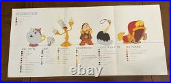 RARE! Walt Disney BEAUTY And The BEAST Production Color Key Color Chart/Guide