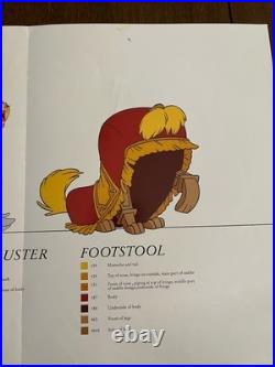 RARE! Walt Disney BEAUTY And The BEAST Production Color Key Color Chart/Guide