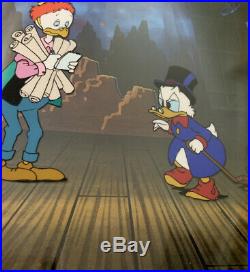 RARE Walt Disney's Duck Tales Framed Production Art & Animation Cel Set OOAK