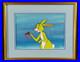 Rabbit from Disney's Winnie the Pooh Painted production Cel + Background