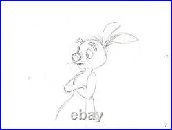 Rabbit from Walt Disney Winnie the Pooh Production Animation Cel Drawing 9