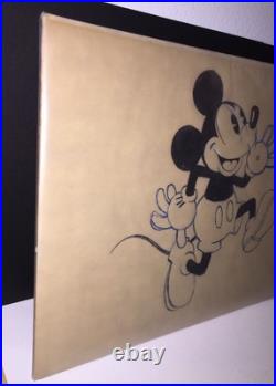 Rare 1930s Disney Mickey Mouse Production Drawing -Studio Original COA Pending