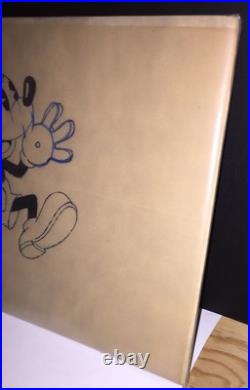 Rare 1930s Disney Mickey Mouse Production Drawing -Studio Original COA Pending
