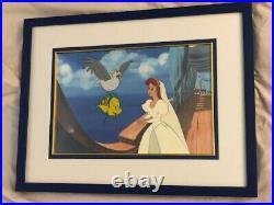 Rare 1989 Walt Disney The Little Mermaid Original Production Animation Three Cel