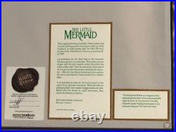 Rare 1989 Walt Disney The Little Mermaid Original Production Animation Three Cel