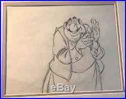 Rare Lady & the Tramp 1955 Movie Production Cel Drawing of'Tony' Walt Disney