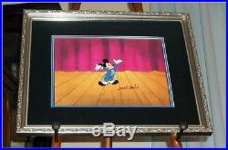 Rare Marc Davis SIGNED FRAMED PRODUCTION Animation cel Mickey Mouse-Full Figured