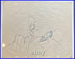 Rare Original Disney Donald Duck #51B Officer Duck Animation Production Sketch