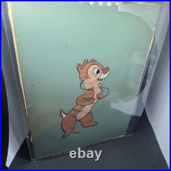 Rare Vintage Walt Disney Original Production Cel Chip'n' Dale Animation of Dale