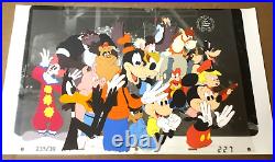 Roger Rabbit (1988) Production cel Disney Mickey Mouse Goofy Yosemite Sam Daffy