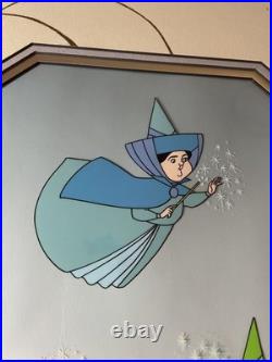 SLEEPING BEAUTY Animation Cels Walt Disney Production Art Fairies Vintage X1
