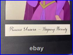SLEEPING BEAUTY Animation Cels Walt Disney Production Art SCREEN USED AURORA SLEEPING BEAUTY Animation Cels Walt Disney Production Art SCREEN USED AURORA