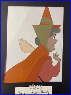 SLEEPING BEAUTY Animation Cels Walt Disney Production Art Screen Used FLORA