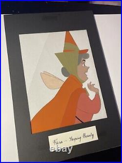 SLEEPING BEAUTY Animation Cels Walt Disney Production Art Screen Used FLORA