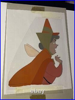 SLEEPING BEAUTY Animation Cels Walt Disney Production Art Screen Used FLORA