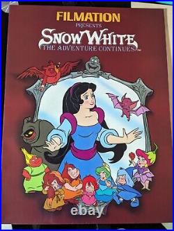 SNOW WHITE Animation Cel Lot Model Cel Filmation Walt Disney Vintage Cartoons I9